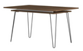 OGONE Extendable dining table for 6 to 8 people vintage style melamine oak decor - W 174 x W 90 cm - My Discount Malta