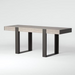 LARIAT Dining table for 8 to 10 people industrial style - My Discount Malta