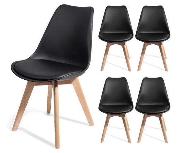 BEKKA-  4 dining chairs Scandinavian - My Discount Malta