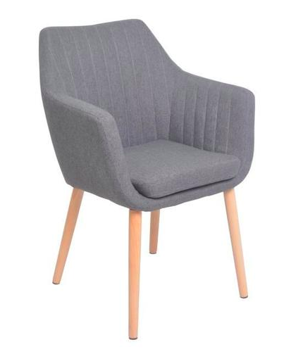 KANA Dining chair in metal and solid wood - My Discount Malta