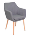 KANA Dining chair in metal and solid wood - My Discount Malta