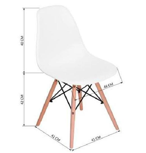BRAKKA - 4 Dining Chairs Nordic Style - My Discount Malta