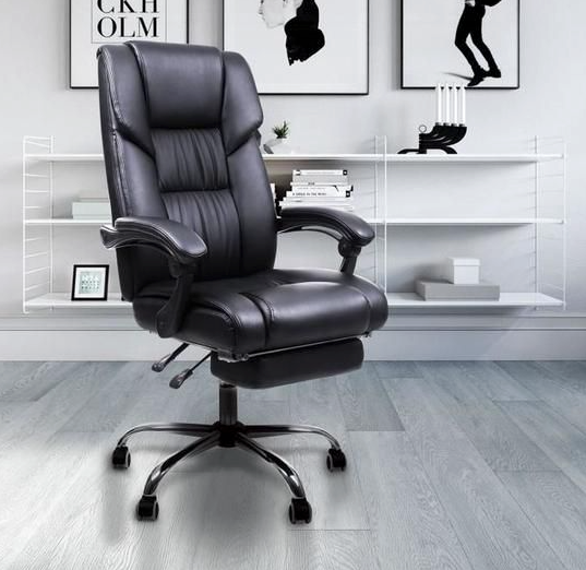 MDM Black Reclining Office Chair   Office Chair boutique-discount-malta.myshopify.com My Discount Malta