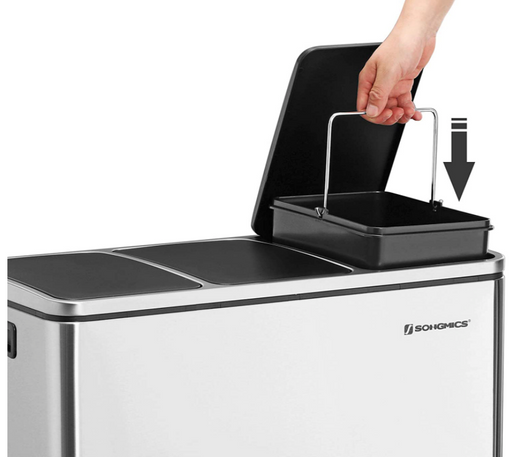 54L Recycling Bin for Kitchen Waste    boutique-discount-malta.myshopify.com My Discount Malta