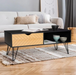 LEON Vintage coffee table with graphic patterns   Coffee Table boutique-discount-malta.myshopify.com My Discount Malta