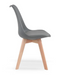 BEKKA-  4 dining chairs Scandinavian   Dining Chairs  grey