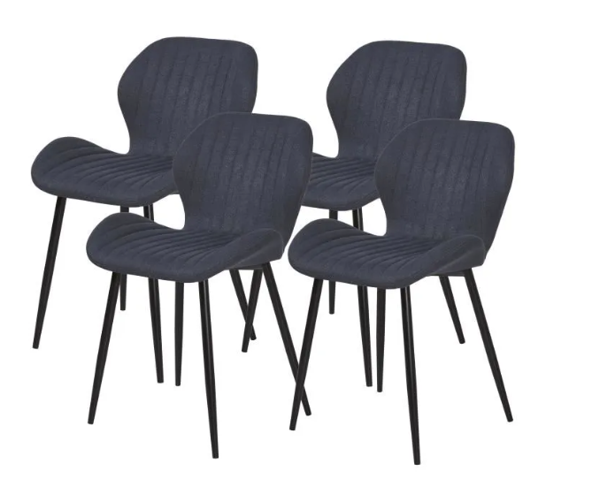 Prado set luxurious dining chairs