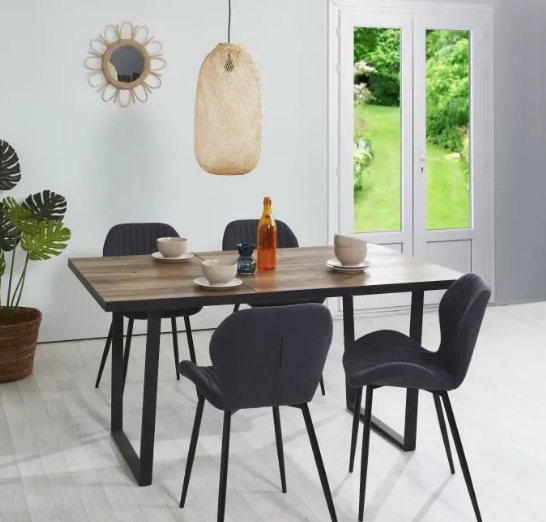 Prado set luxurious dining chairs