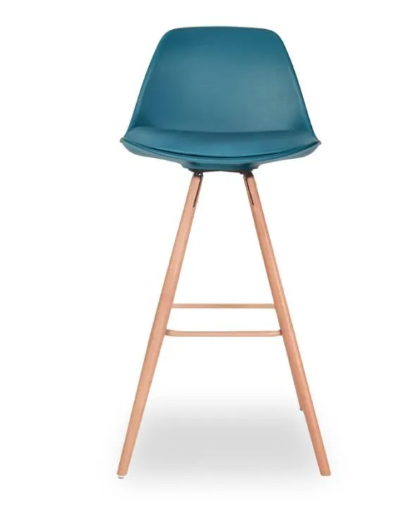 Elya set of 4 colourful bar stools