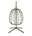 egg hanging chair gey cushion