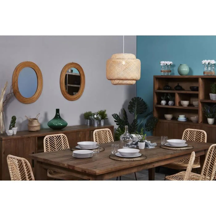 Bamboo lampshade