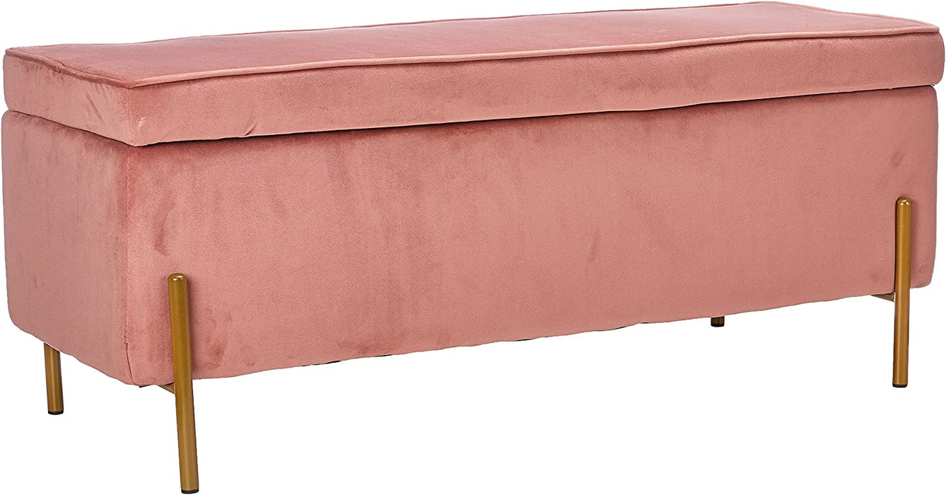 storage bench pink