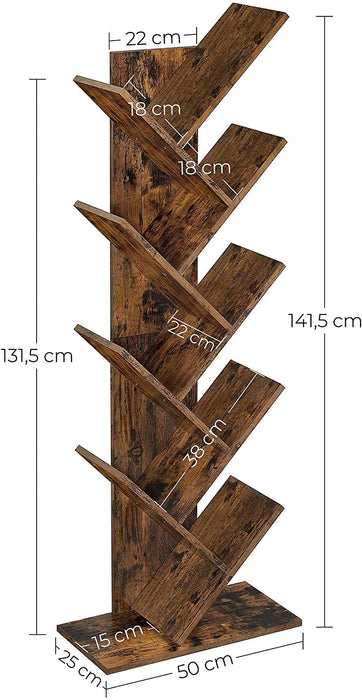 Vasagle Tree Shaped Free Standing Library