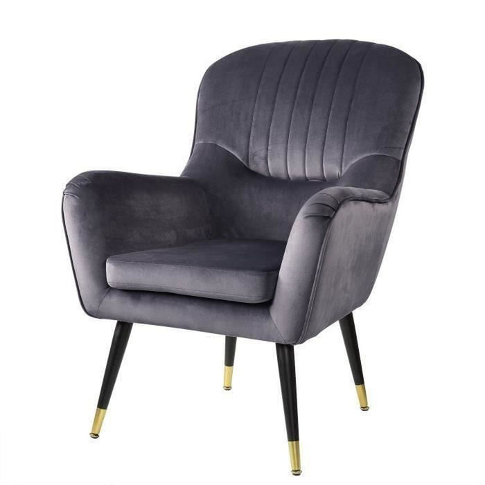 Chic Topaz Grey Armchair