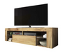 Light oak tv cabinet without led