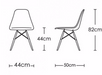 Mannie Set of 2 Modern Design Scandinavian Style Chairs - White - My Discount Malta