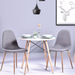 Mannie Round dining table for 2 to 4 persons - Scandinavian style - Diameter 80cms - My Discount Malta