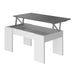Swift table white and grey opened top