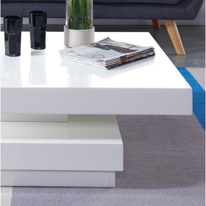 Vitra White Contemporary Coffee Table With 360° Rotating Top
