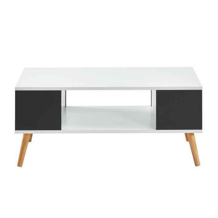 Bavette Scandinavian Style Coffee Table Grey and White  Coffee Table boutique-discount-malta.myshopify.com My Discount Malta