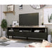 Industrial Style TV unit black and wood