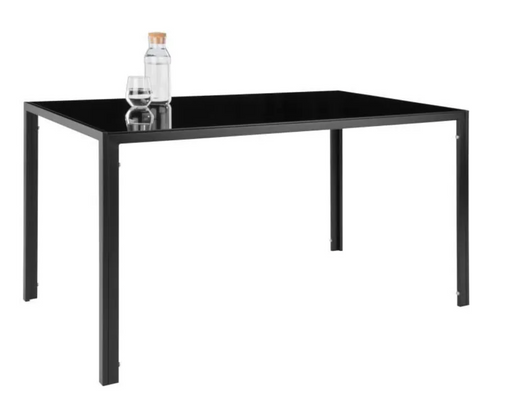 black table