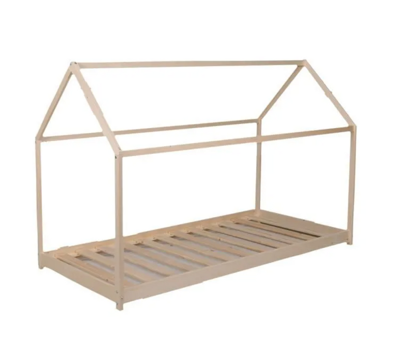 Unique Cabin Bed for Juniors in Solid Pine Wood -  Easy Assembly