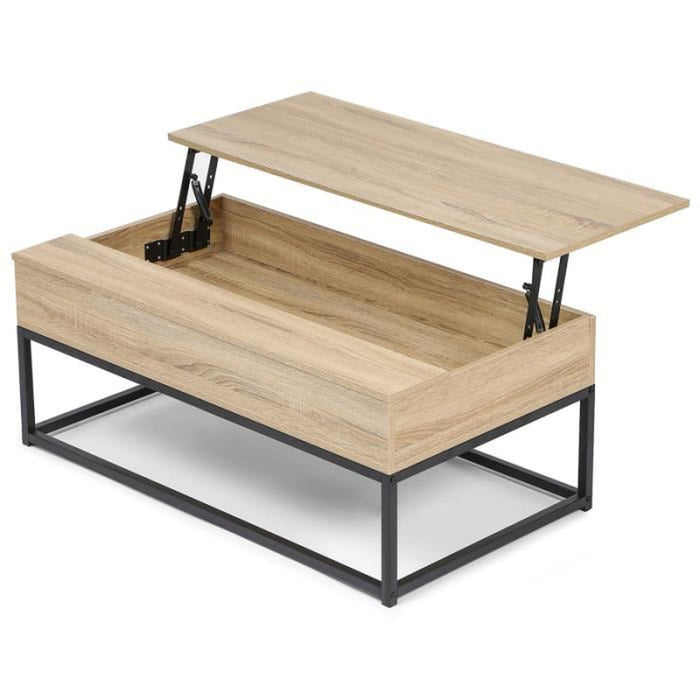 Chicago Industrial Style Convertible Coffee Table