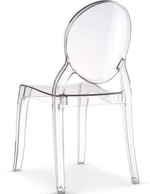 set of 6 transparent chiars