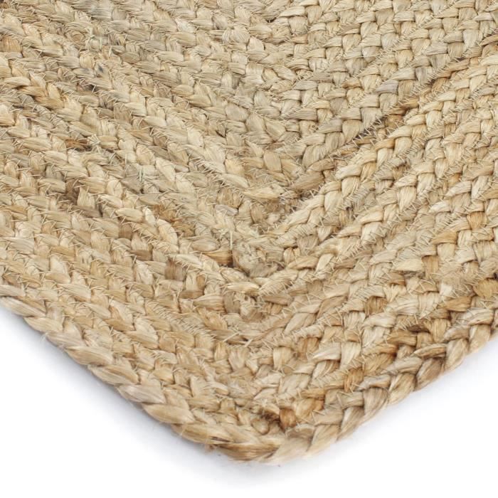 jute natural carpet close up