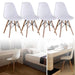 BRAKKA - 4 Dining Chairs Nordic Style - My Discount Malta