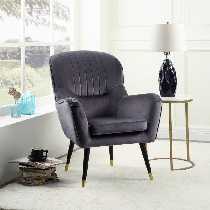 Chic Topaz Grey Armchair