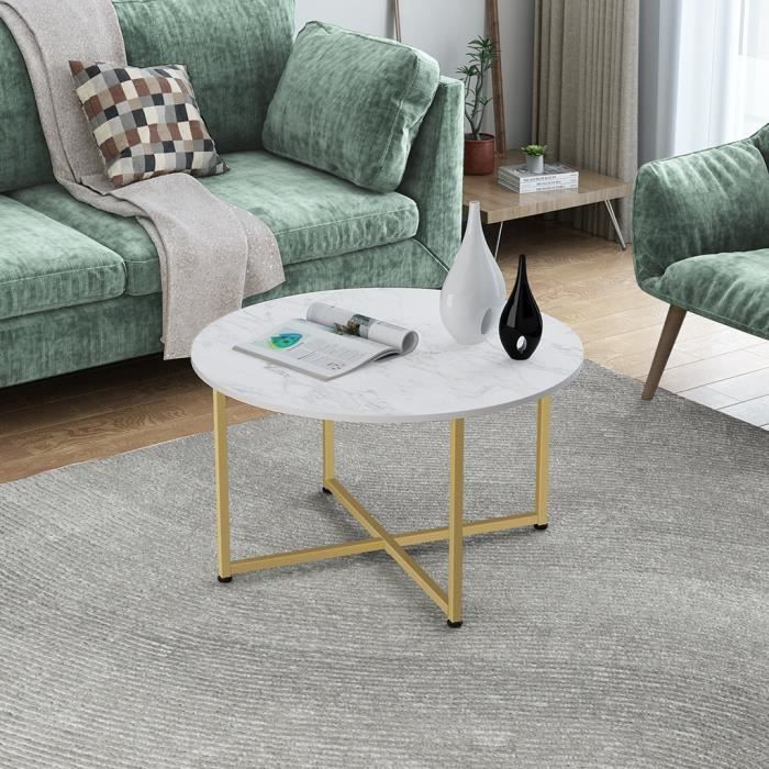 Round Coffee Table - Contemporary Style - Perfect for any Room