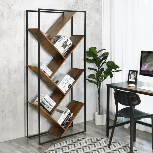 Vasagle - Industrial Style Bookcase   Bookshelf boutique-discount-malta.myshopify.com My Discount Malta