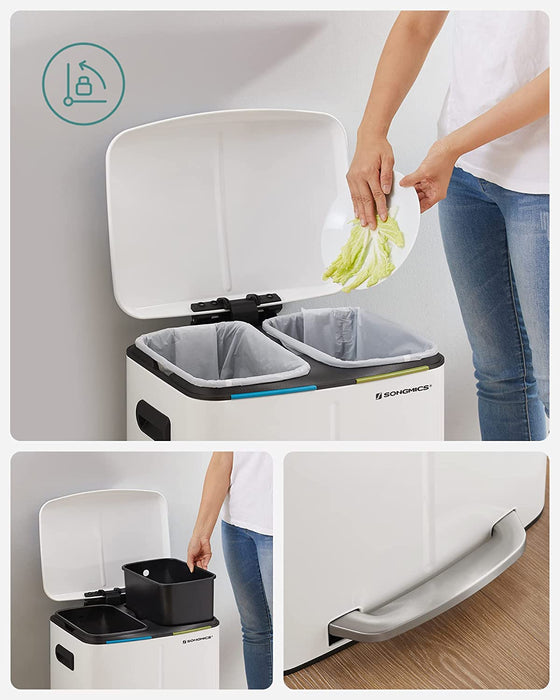 40L Recycling Bin for Kitchen Waste