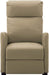 Taupe reclining armchair