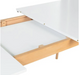 White lacquered top with extension